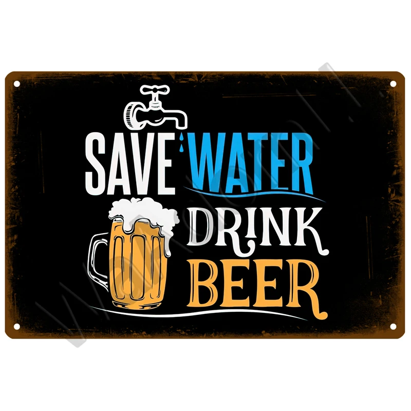 Cocktail Zinn Zeichen Plaque Metall Zeichen Platte Vintage Poster Wand Kunst Dekoration Für Bar Pub Club Mann Höhle Eisen Malerei Wohnkultur – Detail 28