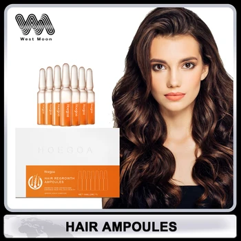 Hair Growth Ampoules Regrowth Anti Hair Loss Repair Split End Dry Damaged Hair Essential Oil Nourishing Scalp Portable Hair Care 1