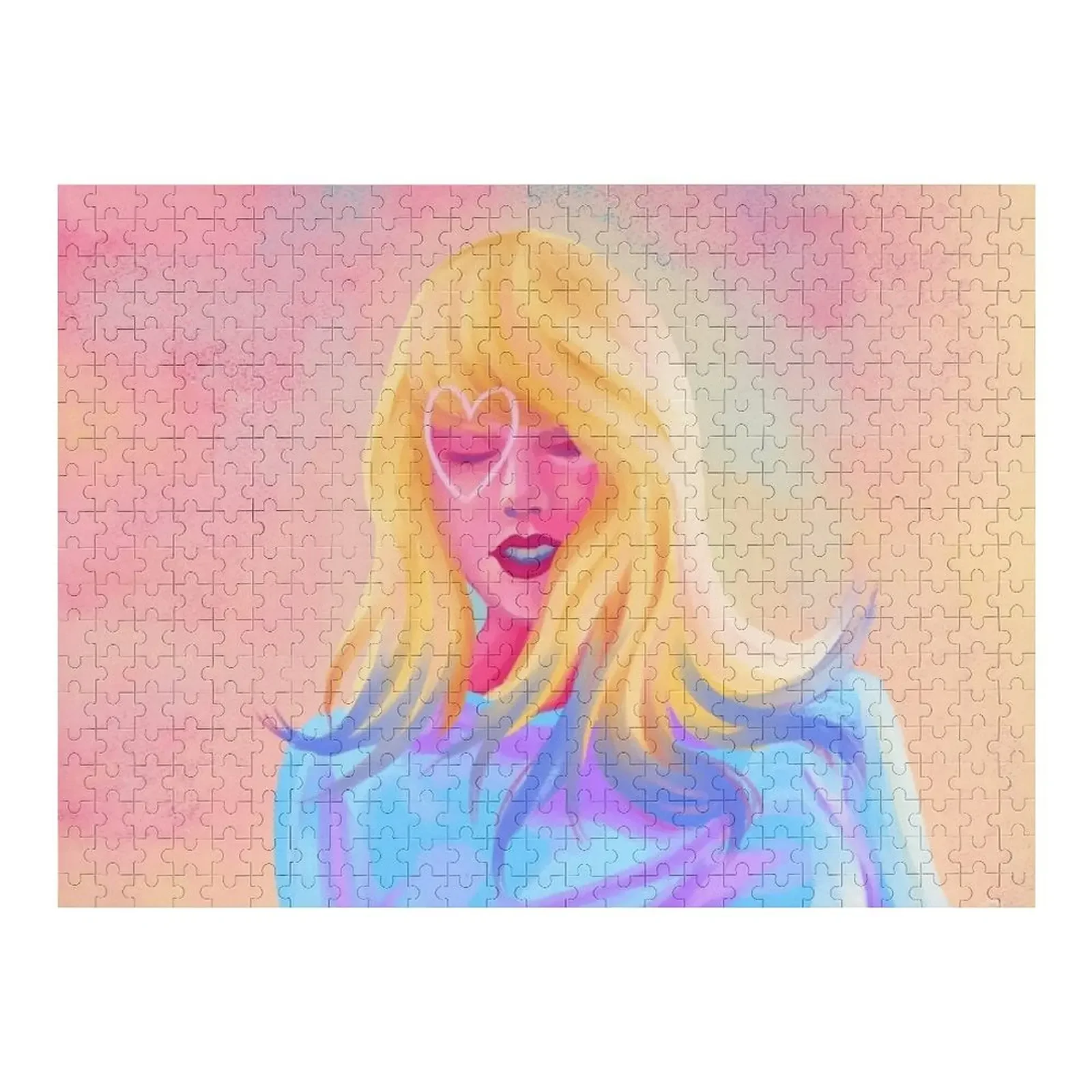 

Картинка-пазл Rainbow To Beauty Is T.S, персонализированная картинка-пазл под заказ с изображением деревянного имени