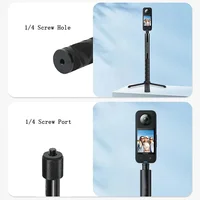 For Insta360 X5 X4 X3 Invisible Selfie Stick Extended Selfie Stick for GoPro 13 12 DJI Action 5 4 3 Camera Aluminum Stand - Image 2