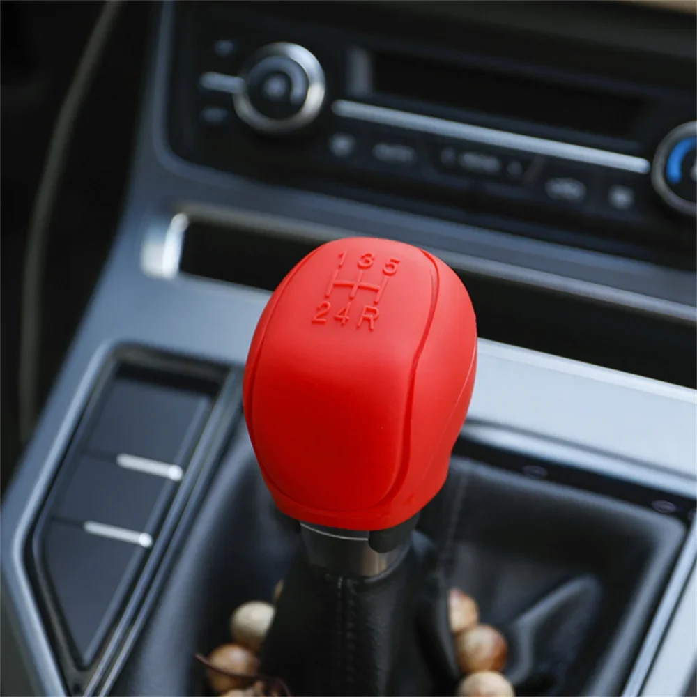 Automotive general silicone gear cover non-slip gear cover manual oval automatic handbrake decoration hand brake cover gear head cover