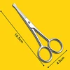 1Pcs Nose Facial Hair Small Mini Scissor Rounded Tip Stainless Steel Trimmer For Eyebrows Eyelashes Beard Trimming Grooming 6
