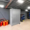Seville Classics UltraHD Solid Steel Lockable Metal Storage Cabinet Locker Organizer, w/Adjustable Shelves 48" W x 24" D x 72" H 6