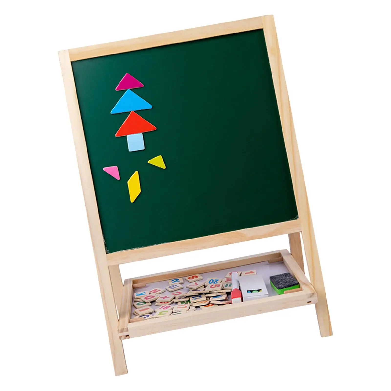 Art Easel Double Sided Whiteboard & Chalkboard Teaching Aid Dry Easel Board  Drawing 2 in 1 Easel Drawing Board for Kids Children - AliExpress