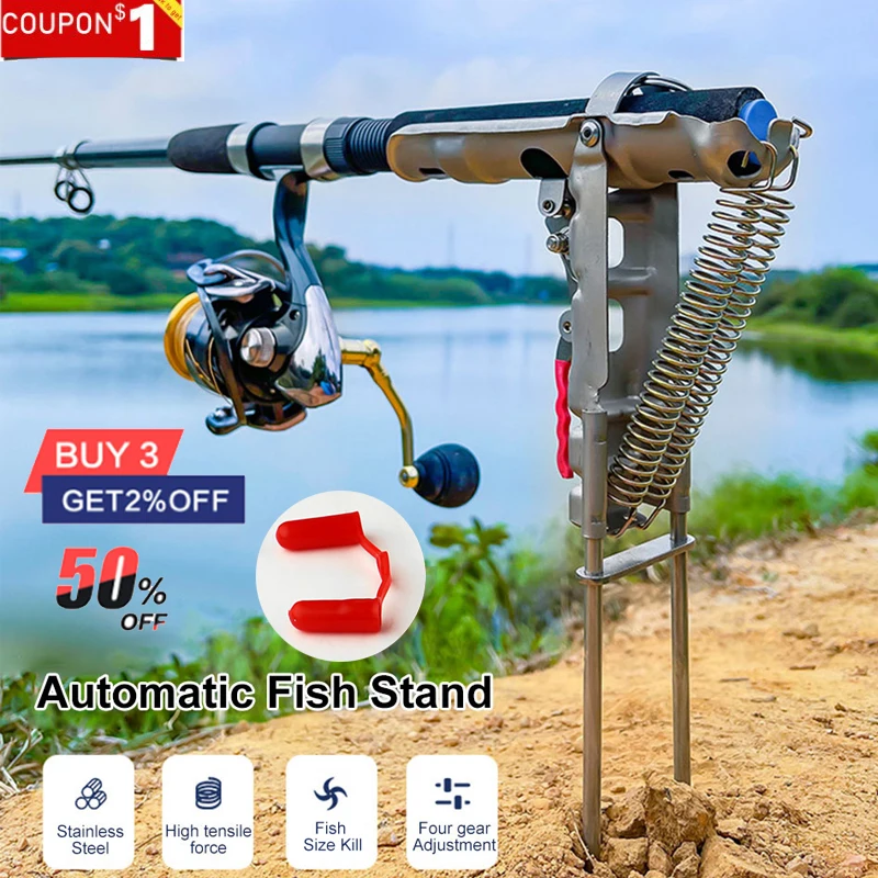 Cheap Portable Fishing Rod Holder 360 Degree Adjustable Hold 2