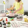 Kids Play Kitchen Set, Pretend Play Cooking Toys Set, Kitchen Toys Playset For Toddlers, Toy Pots And Pans For Kids Kitchen 4