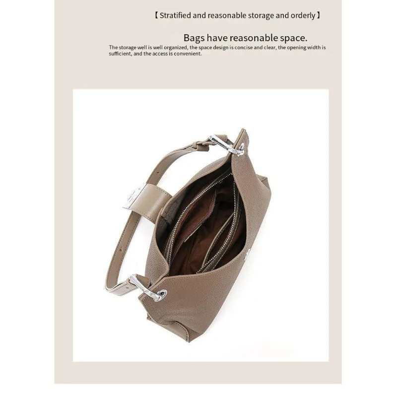 High-quality Retro Handbag Luxury Brand Soft Handbag Shopping Trip Versatile Big Wallet  Shoulder Women's Bag Top сумка женская