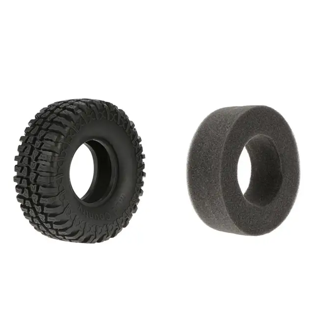 4Pcs Rubber Toy RC Car Crawler Tyre Anti-deformation Anti Rust Simulation Crawler Tyre for CC01 F350 SCX10 AX10 CR01 D90 D110 3
