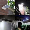 Solar street wall light garden garage Lamp LED lights 48leds motion PIR sensor DIM lights Aluminum with pole remote 6