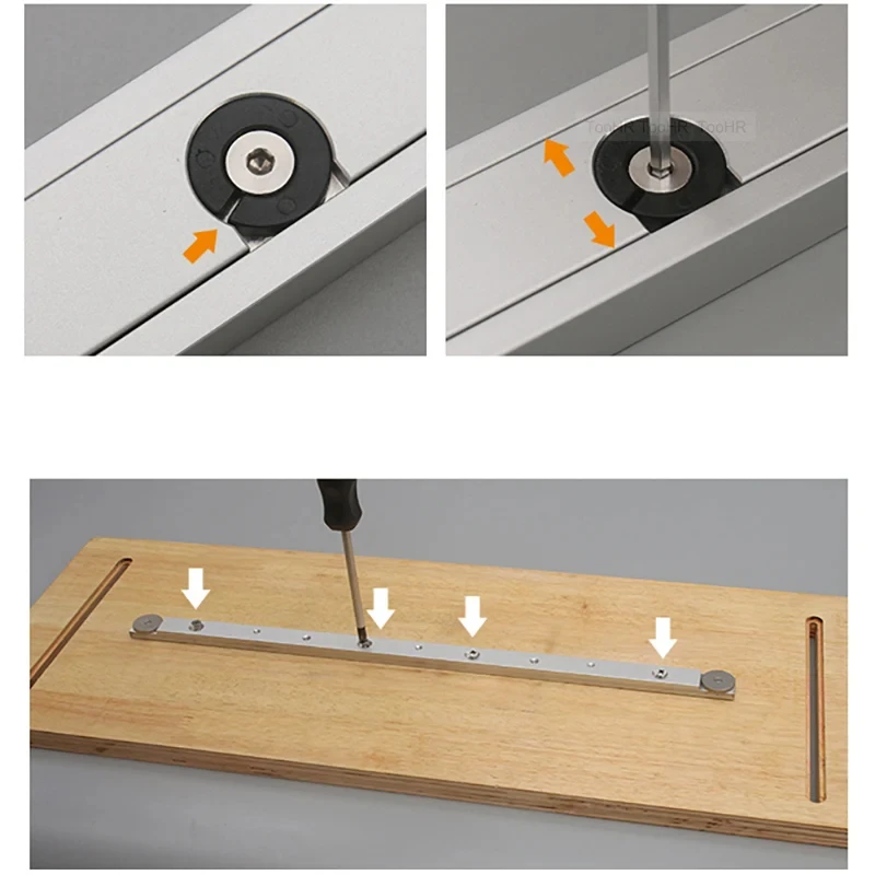 1Pc T-tracks Slot Miter Bar Slider Table Saw Aluminium Alloy Miter Gauge Rod Woodworking Tool Carpenter DIY Workbenches