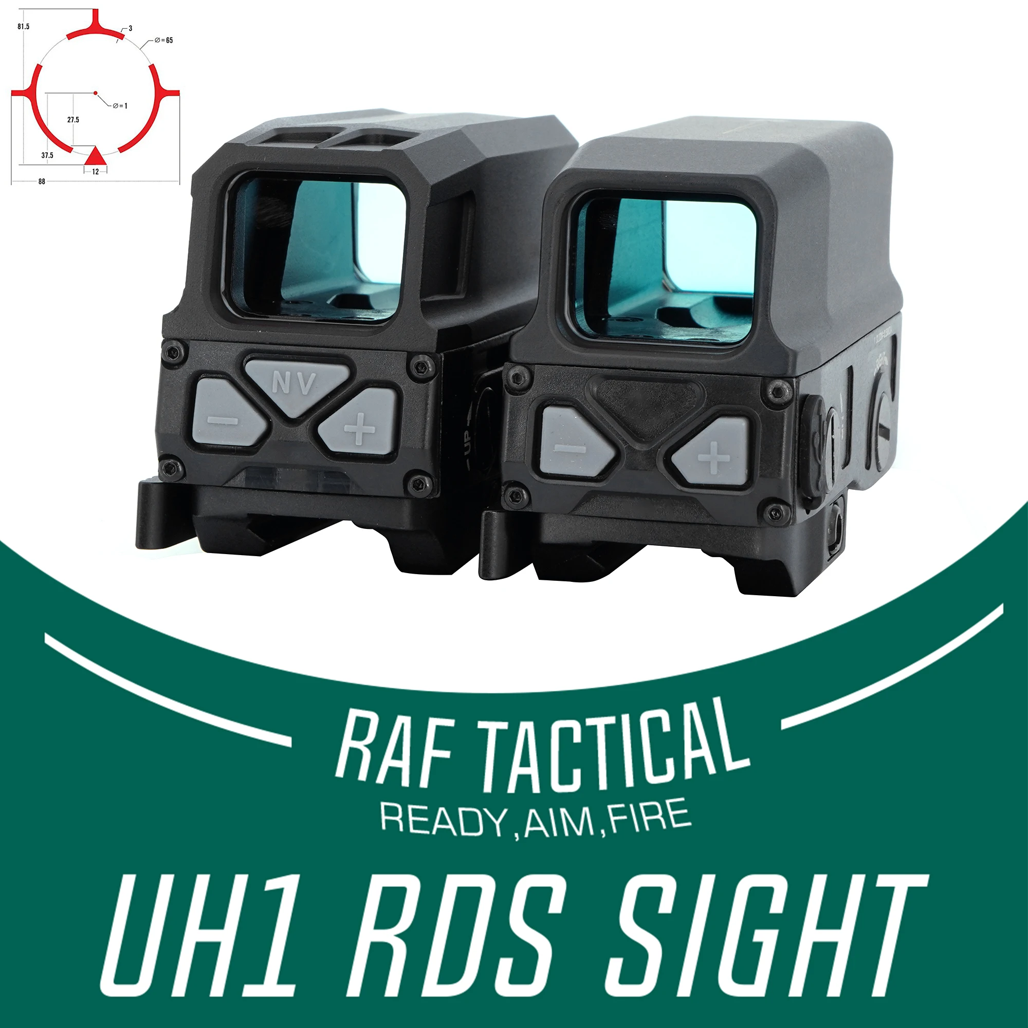 UH-1 Gen II MICRO3X MAGNIFIER レプリカ UH-1 Gen II MICRO3X MAGNIFIER レプリカ Vortex AMG UH 1 Gen