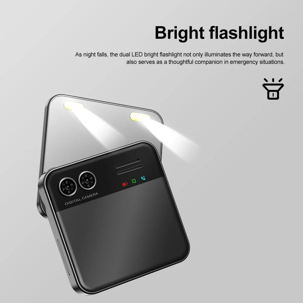 SERVO AUAR11 Mini Mobile Phone Rotating Screen Dual SIM Standby Blacklist Magic Voice Speed Dial FM Radio Side Slider Cellphones