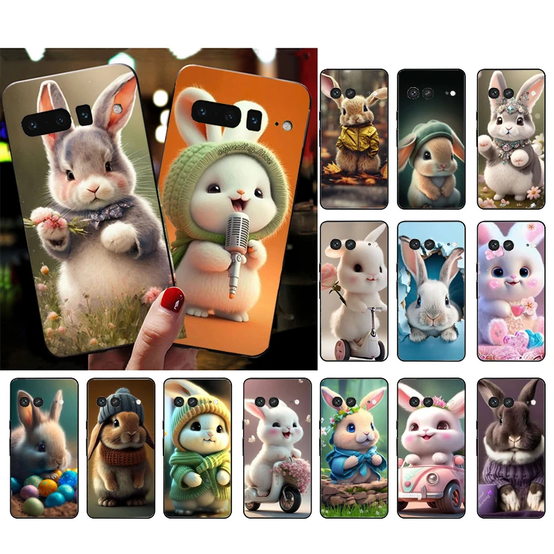 

Cute Rabbit Bunny Animal Phone Case For Google Pixel 7A 8 7 Pro 7 6A 6 Pro 5A 4A 3A Pixel 4 XL Pixel 5 6 4 3 3A XL Shell