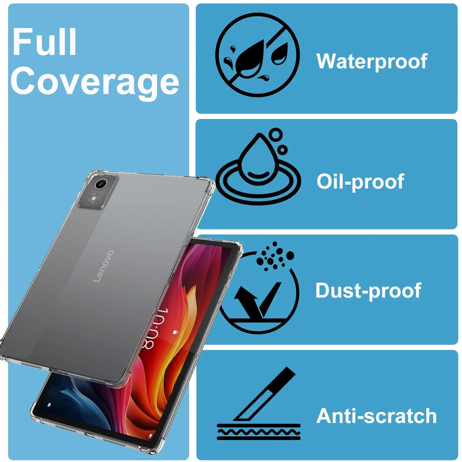 Varohix Case For Lenovo Tab K11 Plus 11.45 Inch (Model TB352FU) 2024 Magnetic PU