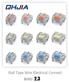 Description Picture 6 of itemHigh Power 6mm² Fast Wire Electrical Connectors Universal Compact Splitter Push-in Cable Wire Connector Fast Terminal Block