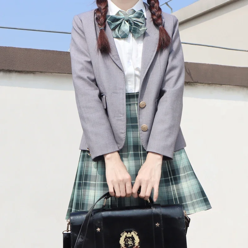 Japanese Jk Uniforms Students 13 Colors Red/Pink/Black Blazer High School Jacket Girls College Style Autumn Suit School Uniforms 6
