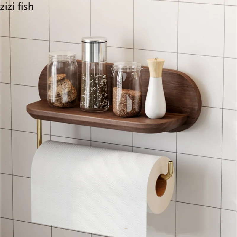 Holz Serviettenhalter Mit Metallrahmen - Stehend Für Tisch & Küche 15,3x13,5cm Weiß