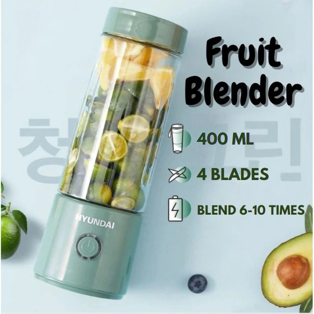 Portable Electric Juicer 400ML Usb Mini Blender Fresh Fruit