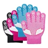 Figure Skating Gloves Non Slip Warm Hand Protector Stretchy Knitted Full Finger Glove Children Adult Skating Gloves Random Style 2