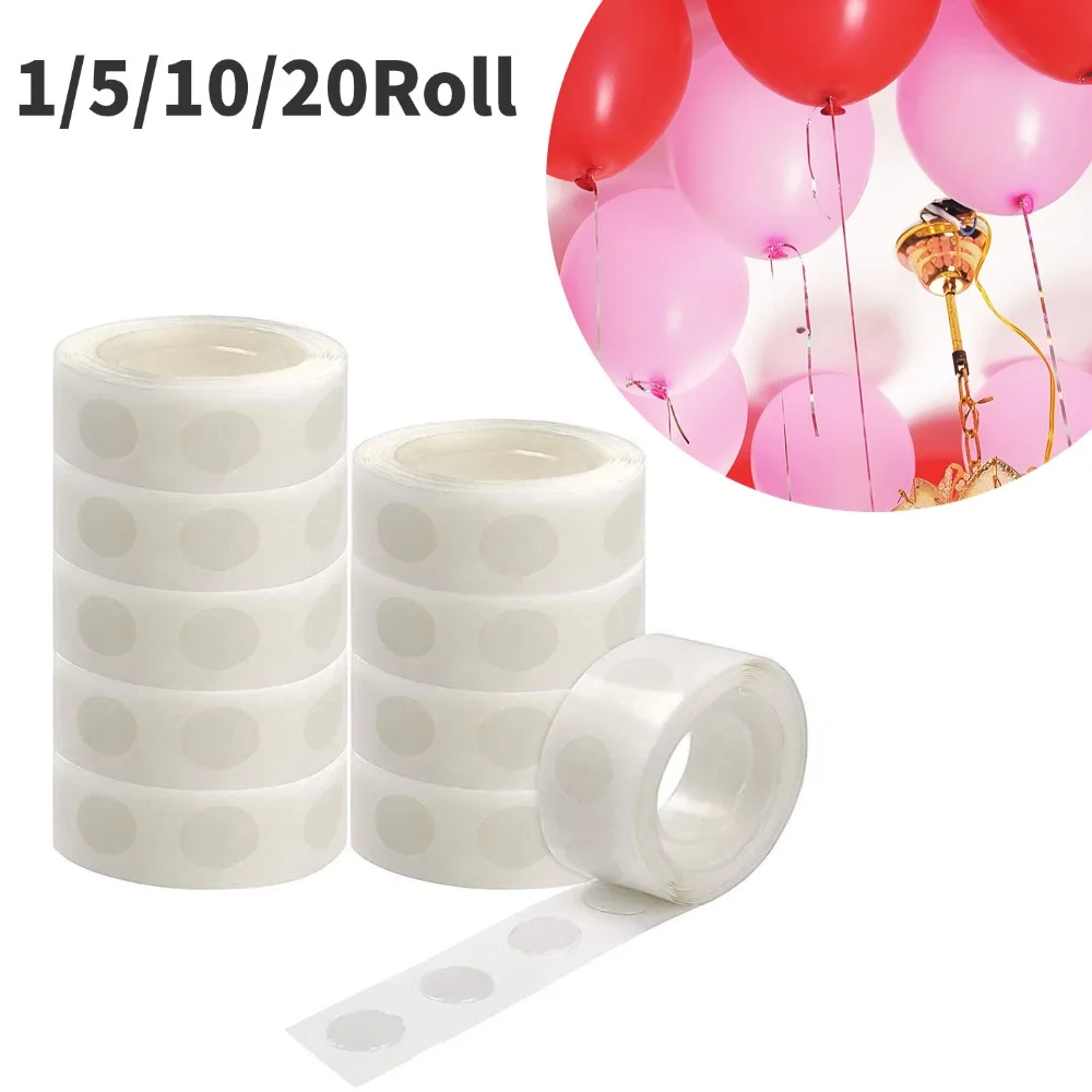

100Points/Roll Double-sided Adhesive Dots Removable Balloon Adhesive-Tape Glue For DIY Wedding Birthday Party Decoration
