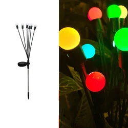 Waterproof Solar - Powered LED Firefly Garden Lights (Color 6LED)