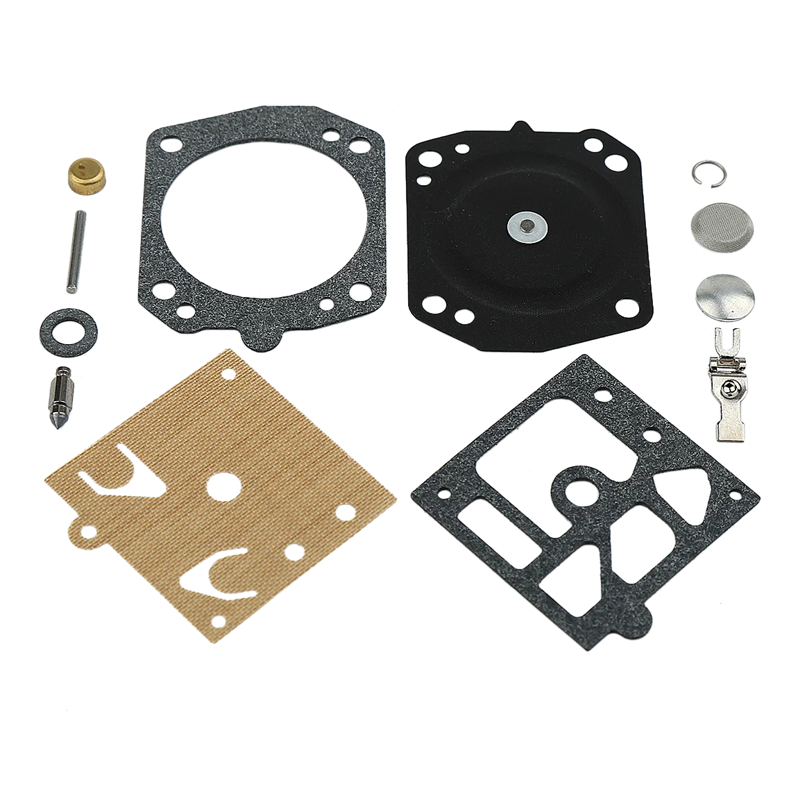 Chainsaw Parts Kit Carburetor Diaphragms Set Primer Bulb Check Valve Kit Throttle Governor Parts Carburetor Repair Rebuild Kit Fit Husqvarna 351 350 346 359 359 EPA 357 357XP ECHO CS5000 CS5500 CS6700 CS8000 Walbro K22-HDA