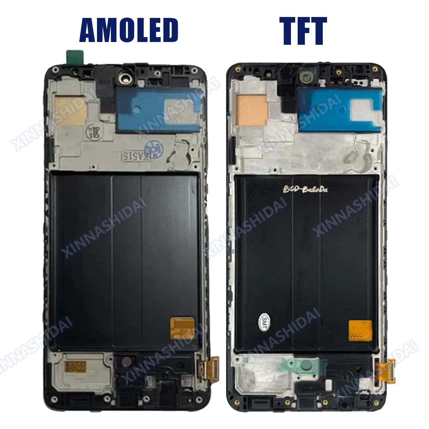 LCD 터치 스크린 디지타이저 어셈블리, 삼성 A51 SM-A515 SM-A515F LCD 디스플레이 교체