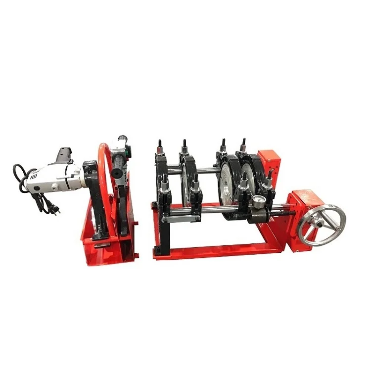 PFW160-4C HDPE 스크류 수동 HDPE 맞대기 열융착 용접기 플라스틱 용접기 판매