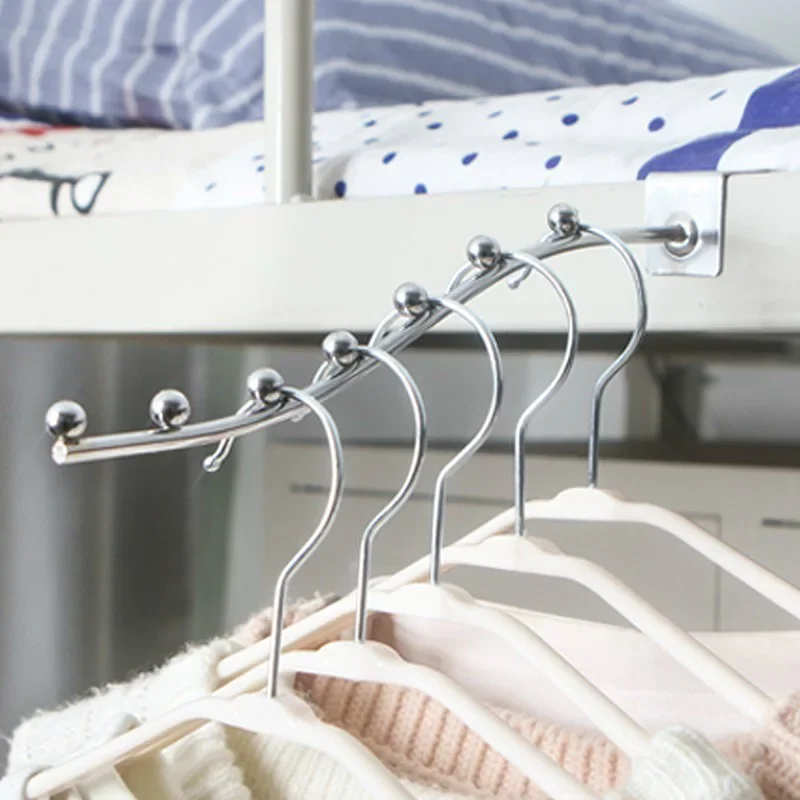 Student Dormitory Tools: Bedside Clothes Hook Bedside Hanging Hangers The Dormitory Clothes Storage Rack Storage Shelves