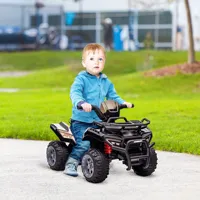 HOMCOM 6V Kids Electric Ride on Car Toddler Quad Bike ATV for 18-36 month