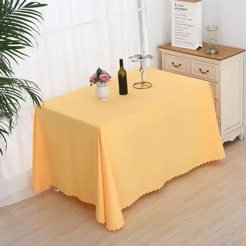 

2023 Tablecloth for Birthday Hote Wedding Table Cloths Shiny -1XH37