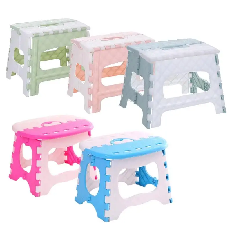 PP Folding Stools Portable Lightweight Chairs For Picnic BBQ Beach Bathroom Kitchen Office Garden Camping Fishing Outdoor folding stool folding chair