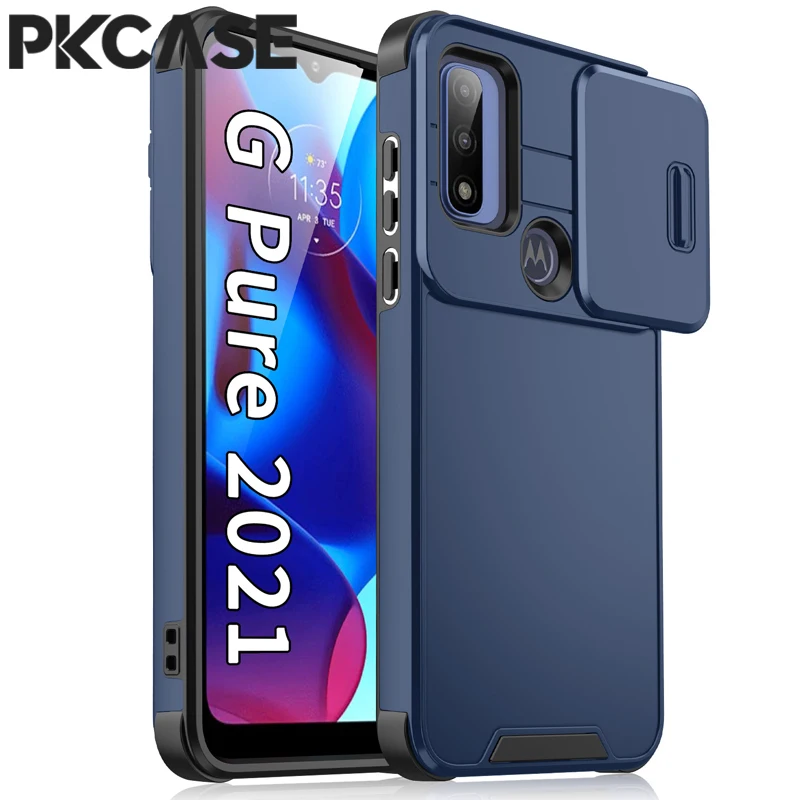 PKCASE Magnetic Sliding Window Phone Cover - Ultimate Protection and Style