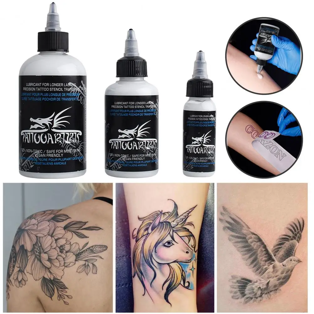 30/120/250ML Professional Tattoo Stencil Magic Gel Thermal Copier Tattoo Transfer Stuff Solution Cream Ink Set