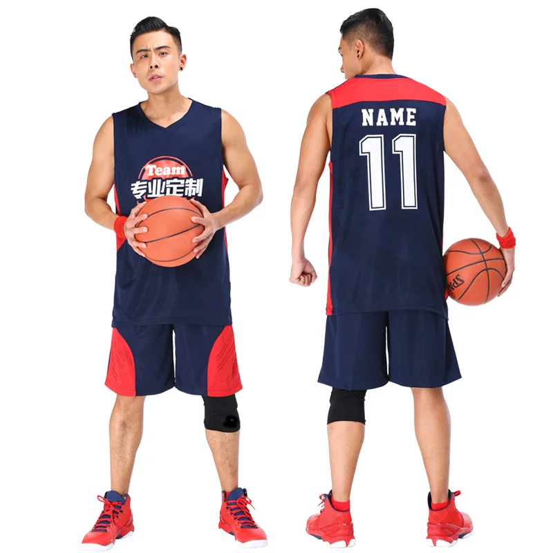 Mens Basketball Jerseys 100% Polyester Breathable