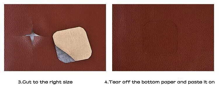 Selbstklebende DIY selbstklebende Reparaturflicken aus PU-Leder, Fix-Aufkleber für Sofa, Autositz, Tisch, Stuhl, Tasche, Schuhe, Bett, Zuhause – Detail 12