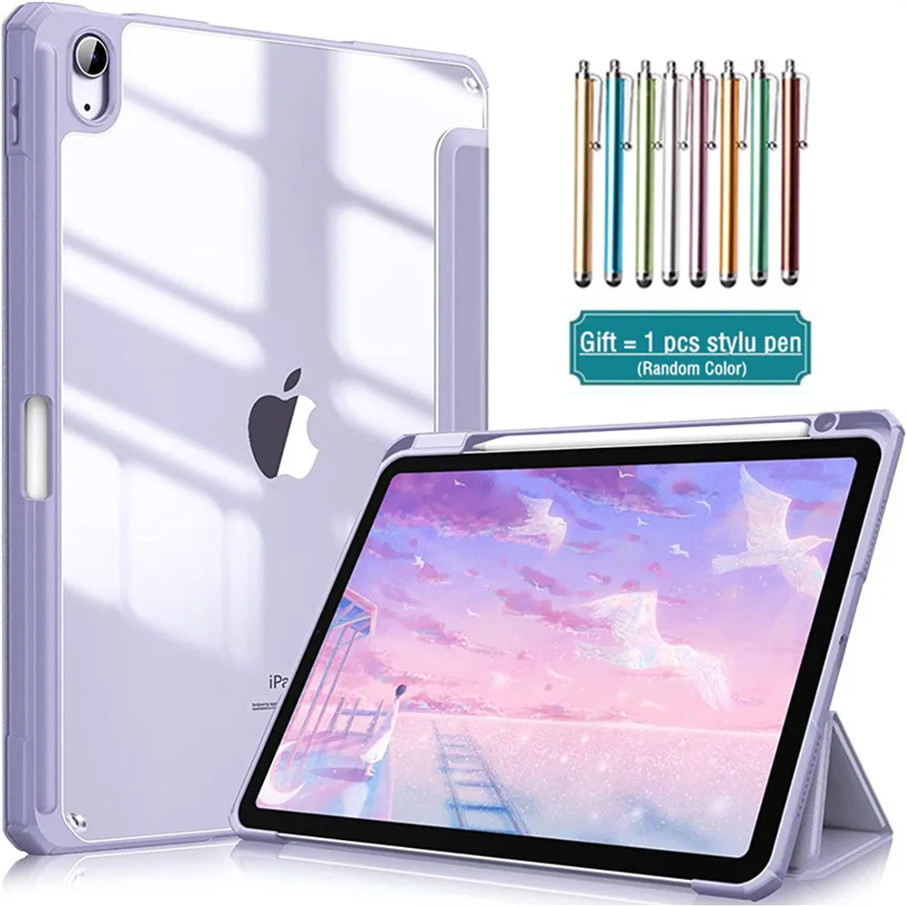 Per Ipad Case 6Th 7Th 8Th 9Th 10Th Generation 11 12 9 Pro Cover Pencil Holder Funda Per Ipad Air 5 Case Air 4 Ipad Mini 6 Case