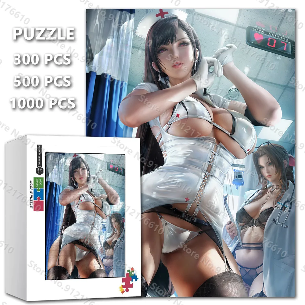Sexy Nurse Girls Jigsaw Puzzles Anime Cartoon Sexy Naked Lady Assembling  Puzzle for Adult Video Game Education Decompression Toy - AliExpress