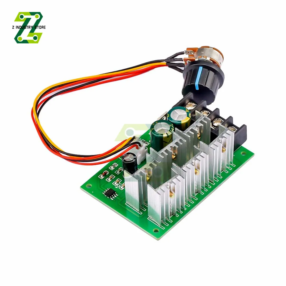 40A PWM DC Motor Pump Speed Regulator 2000W High Power Speed Controller DC9-55V 9V 12V 24V 36V 48V