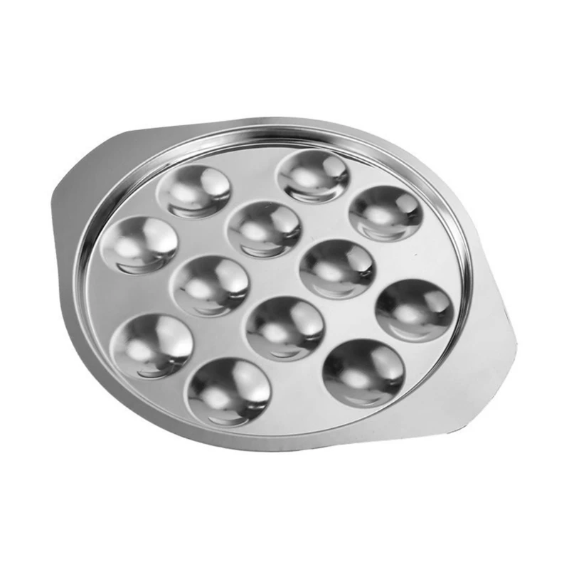 

Outdoor Picnics Grilled Tray Snail Mushroom Conches Cooking Toasting Tray Outdoor Picnics Plate for Mushroom Lover