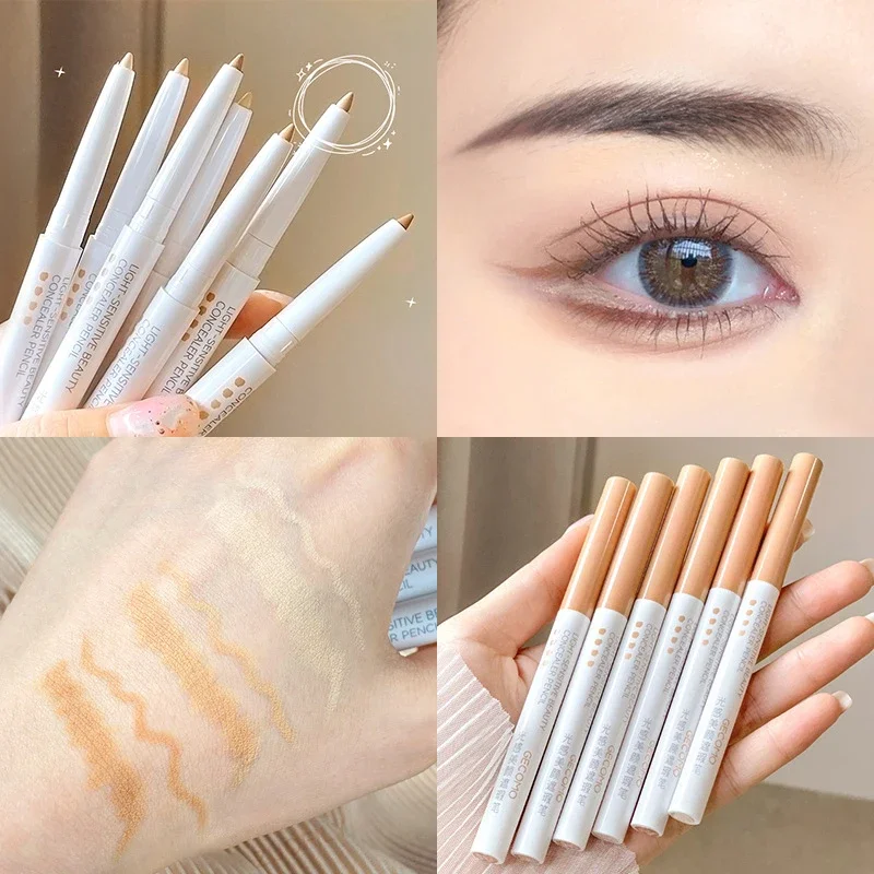 3 Color Light Concealer Pen Waterproof Eyebrow Silkworm Pencil Coverage Highlight Cream Long Lasting Tear ditch Acne Cosmetic liquid concealer makeup concealer waterproof concealer face concealer face concealer pen