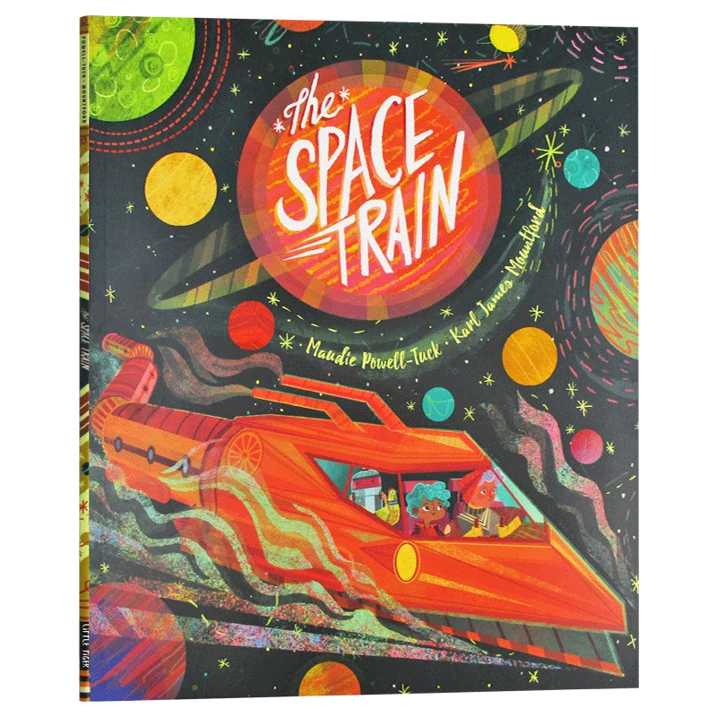 

The Space Train, детские книги в возрасте от 3 до 6 лет, книга с картинками на английском языке, 9781848699465