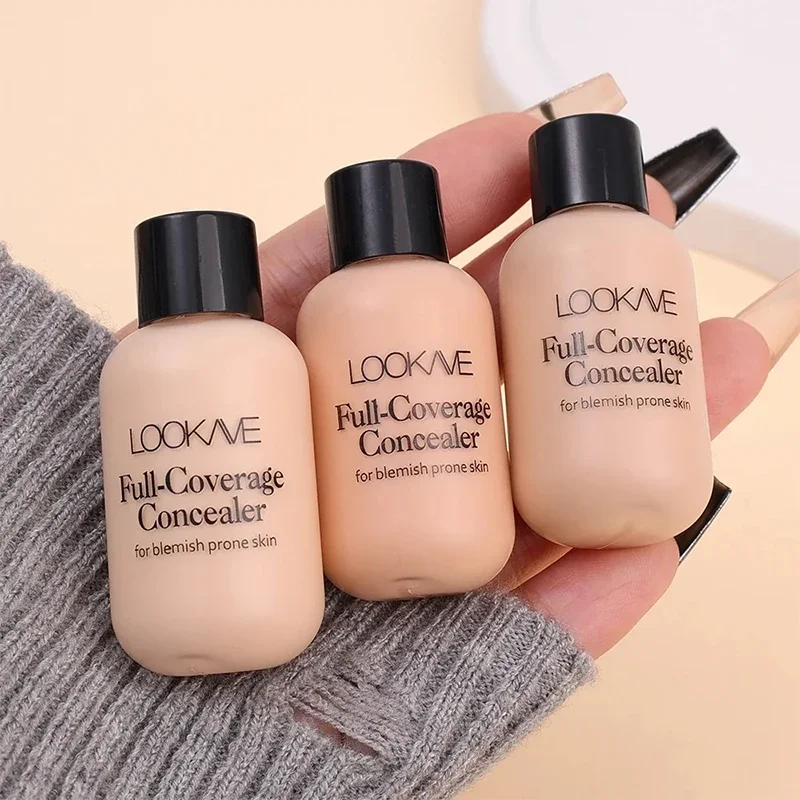 Waterproof Covering Concealer Long Lasting Liquid Shadows Not Easy Smudged Foundation Cream Multiple Colors Korean Cosmetics sponge head concealer liquid concealer waterproof concealer makeup concealer concealer foundation cream face concealer liquid eyeshadow
