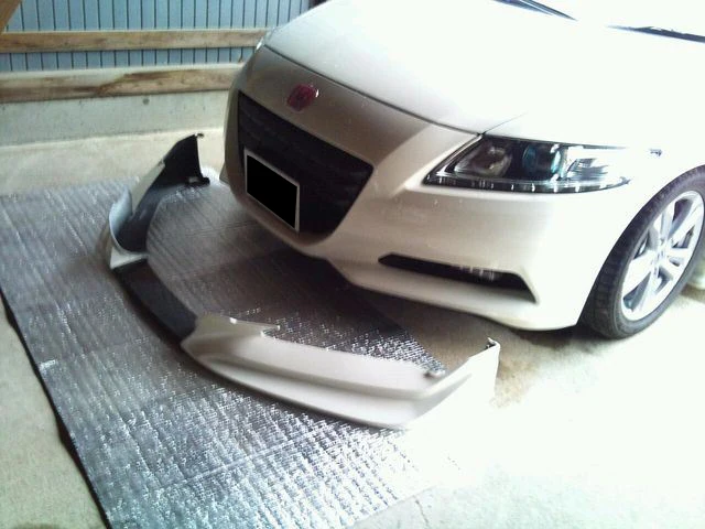 For Honda CR-Z ZF1 Front Spoiler - CW Style with Mid Plate