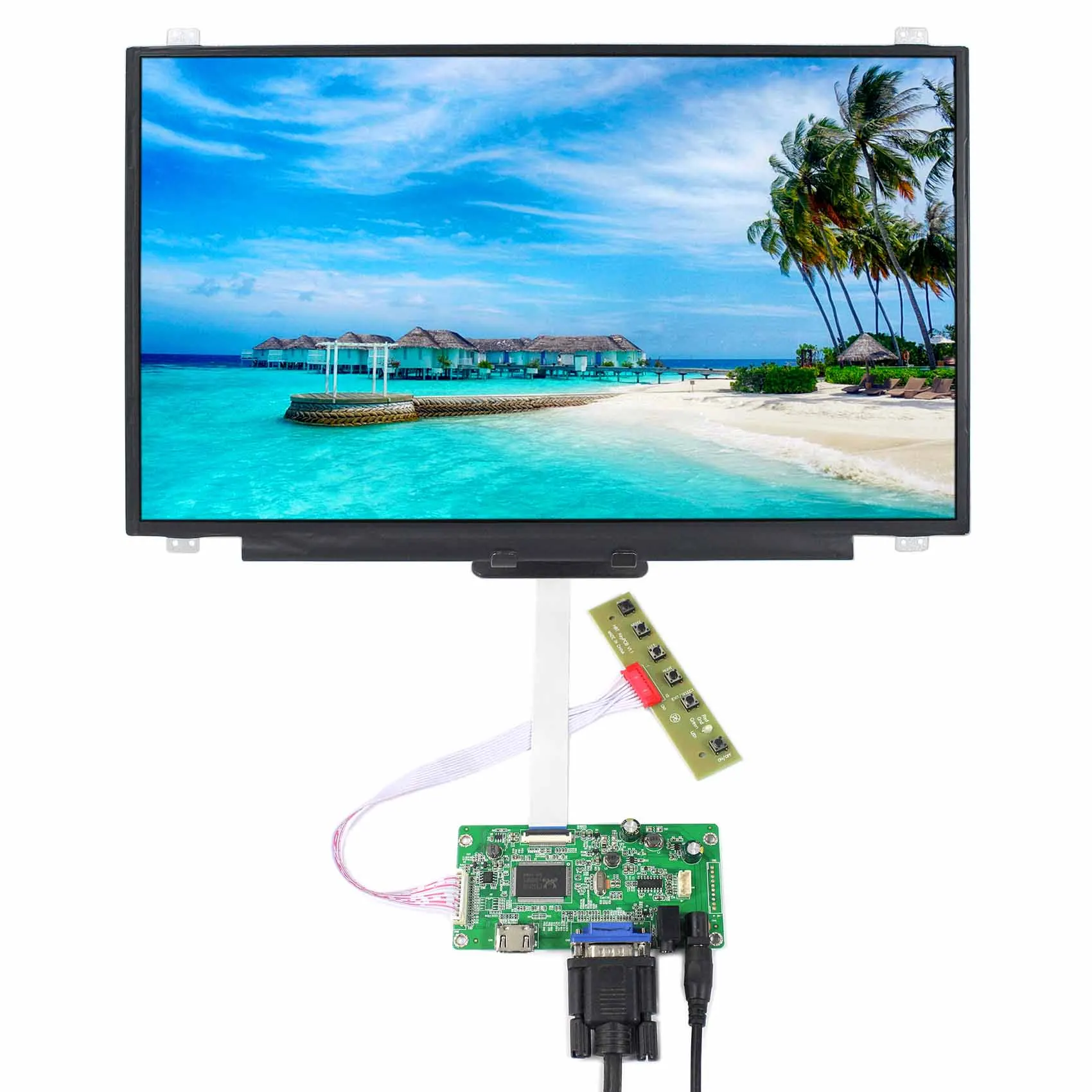 

Плата контроллера HDM I VGA LCD 17,3 "N173HCE NV173FHM 1920x108 0 IPS ЖК-экран