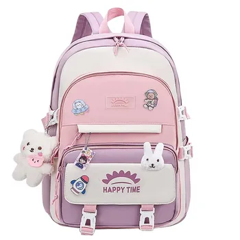 Zaino per la scuola primaria per bambini Zaino per la scuola per ragazze Kawaii Forniture Zaini per bambini impermeabili Mochila Mujer