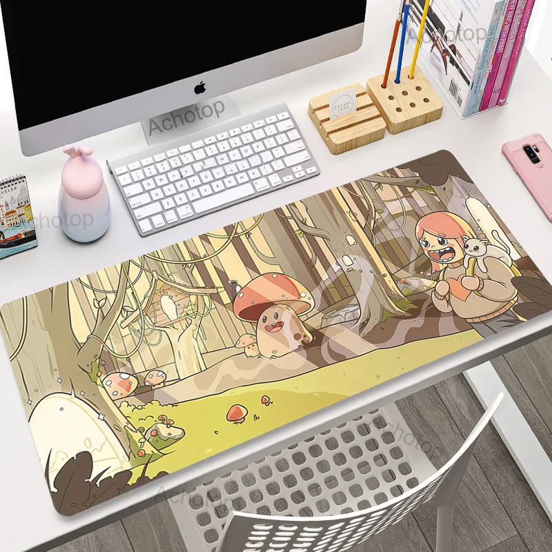 thumbnail image 1 of Alfombrilla de ratón grande y bonita para Gamer, alfombrilla de ratón Kawaii para juegos, accesorios para juegos, alfombrilla para teclado de ordenador portátil, cubierta para mesa, alfombrilla de esc, 1 of 5