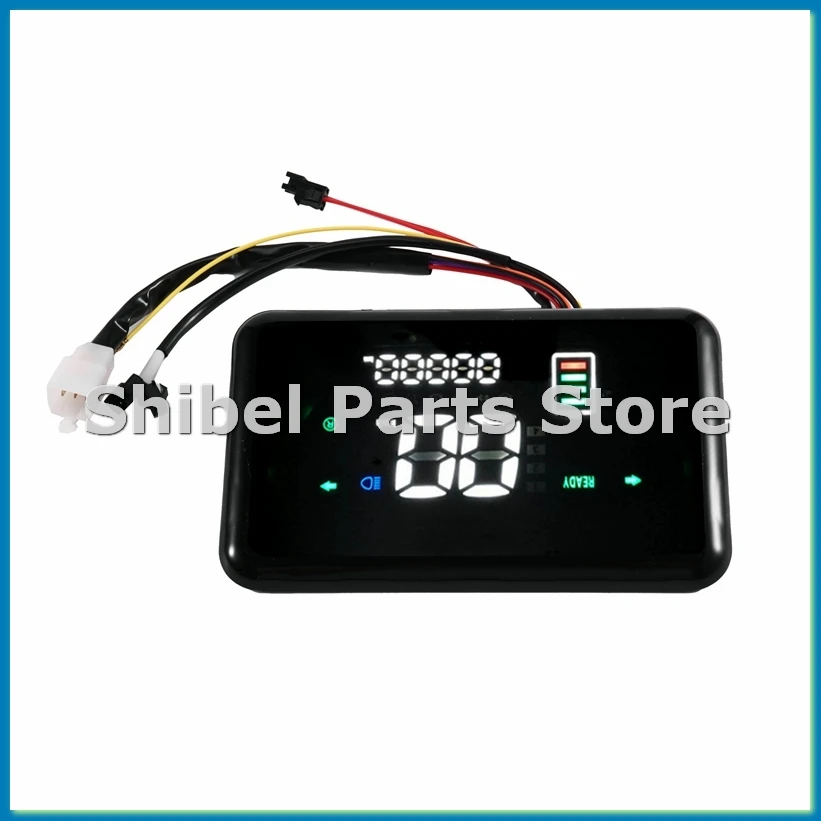 전기 스쿠터 자전거용 48V-72V 컬러 LCD 디지털 속도계 E-Bike-A86Z