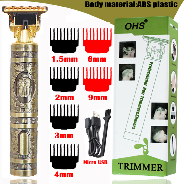 Trimmer Barber Hair Clipper Cordless Hair Cutting Machine Beard Trimmer Shaving Machine Wireless Electric Razor Men Shaver