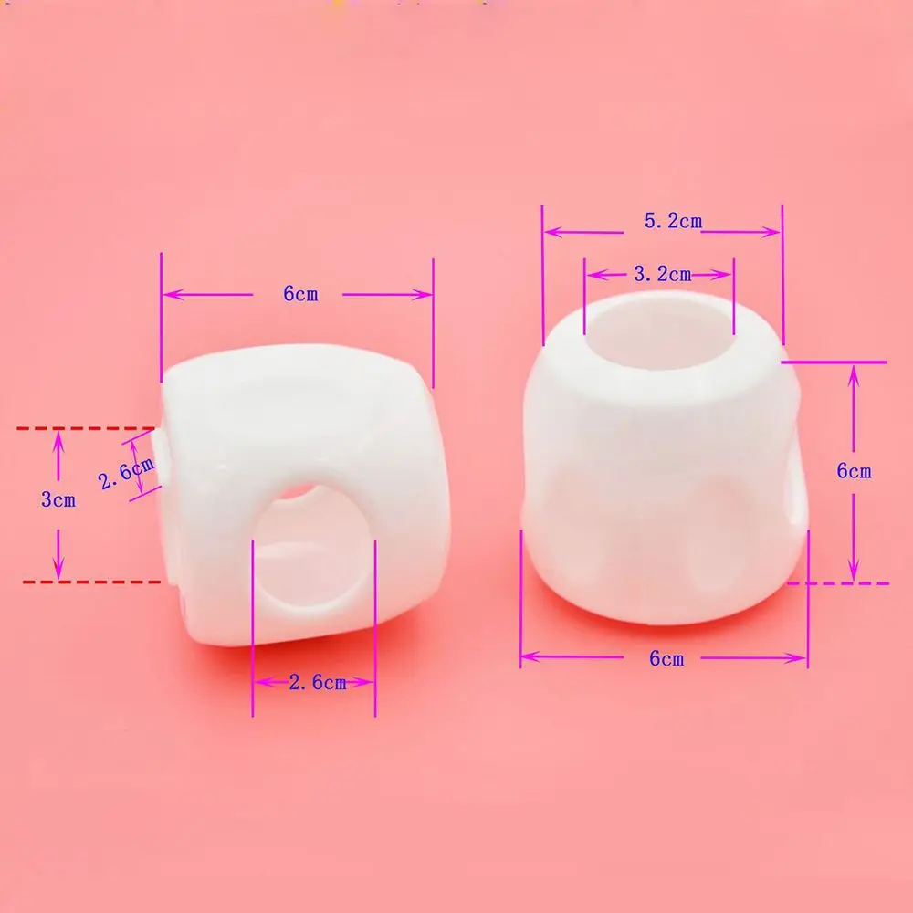 Baby Kids Child Proof Ball Shape Handle Sleeve Door Knob Cover Safety Lock Cover 4PCS/Bag